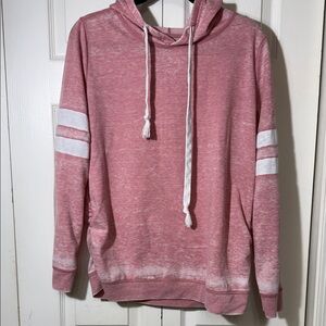 Women's Maternity Pink Hoodie Sweater